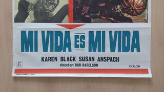 Cartel Cine Mi Vida es Mi Vida (1971)