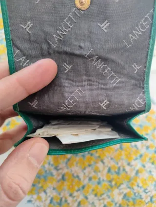 Portamonete Lancetti Verde Nuovo Unisex