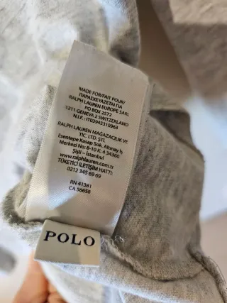 Camiseta Polo Ralph Lauren gris hombre