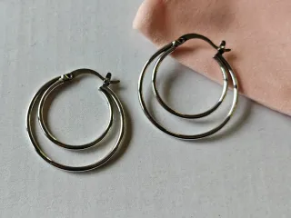 Pendientes Plata Doble Aro