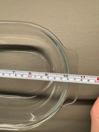 Pirofila in vetro ovale