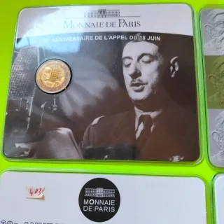 Monete 2€ Francia in blister Monnaie de Paris