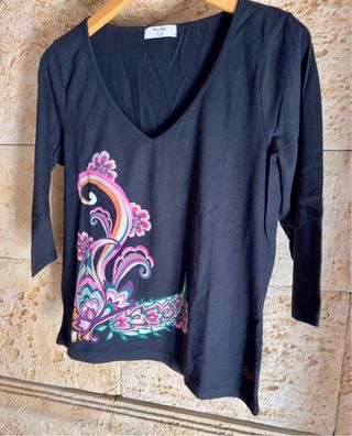 Camiseta Paul Brial Talla Estampado Floral