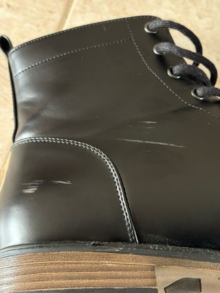 Stivaletti uomo neri in similpelle Zalando (44)