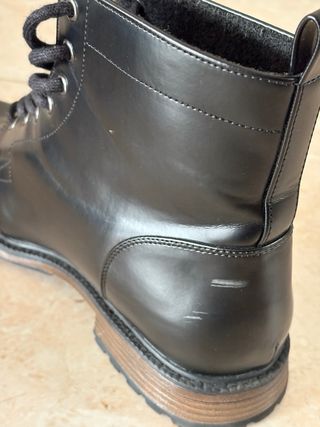 Stivaletti uomo neri in similpelle Zalando (44)