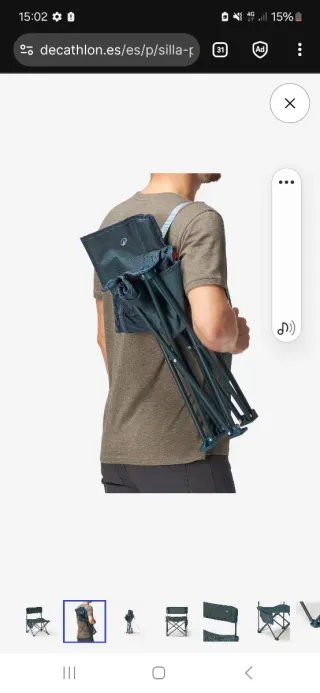 Sillas plegables Quechua