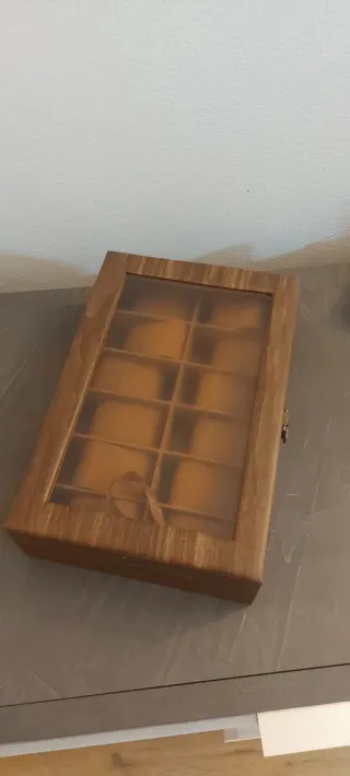 Scatola porta orologi in legno