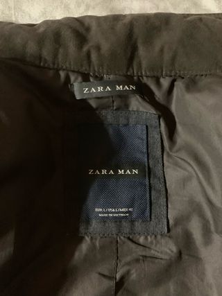 Chaleco acolchado Zara gris