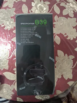 Auriculares Zealot B39 Plegables Bluetooth Negro