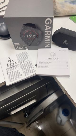 Garmin fenix 7X Solar Negro/Gris.