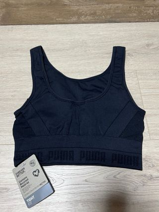 PUMA Evoknit Crop Top Corto Talla S