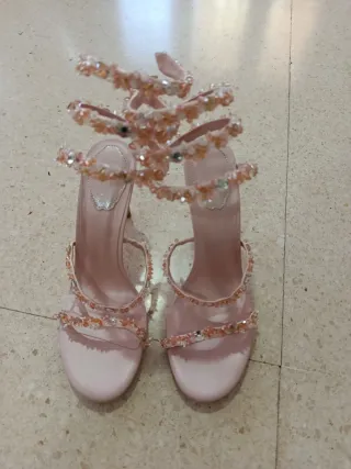 Sandalias estilo Rene Caovilla Talla 39