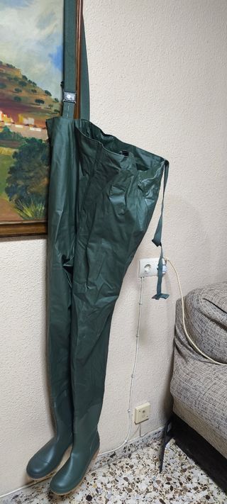 Pantalones de pesca impermeables talla 43