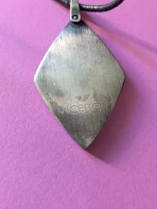 Colgante Viceroy Plata Diseño Geométrico