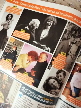 Rivista Tv Sorrisi e Canzoni speciale Vanoni e Gio