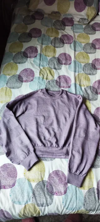 Sudadera Prozis Race Day Lila Nueva