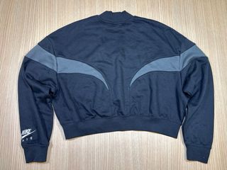 Felpa Nike Donna Nera Grigia Taglia M