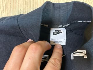 Felpa Nike Donna Nera Grigia Taglia M