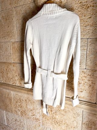 Cárdigan Dolores Promesas Blanco Flores