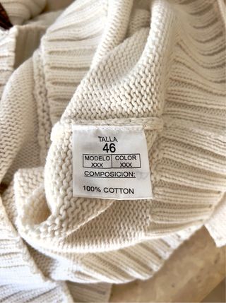 Cárdigan Dolores Promesas Blanco Flores