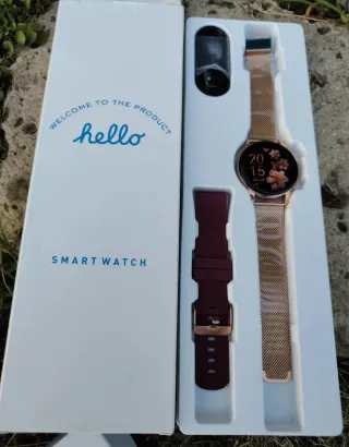 Smartwatch Donna color Oro Nero con Chiamate Nuovo