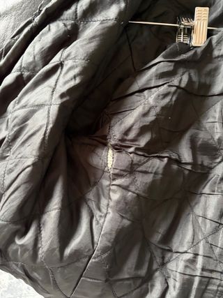 Chaqueta Biker Piel Negra Auténtica