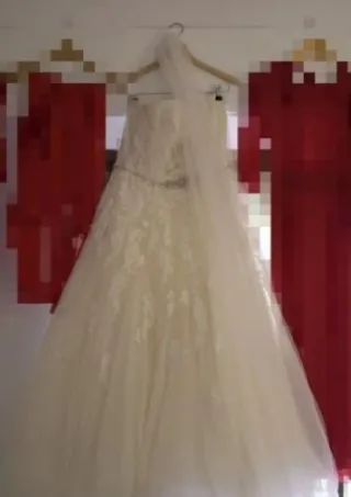 Vestido de Novia Blanco roto