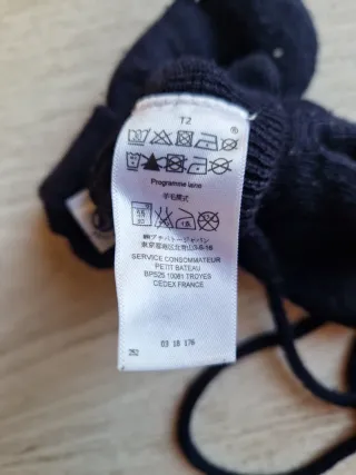 Guantes de niño con huella de patita