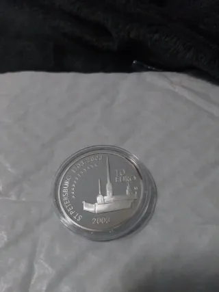 10 euros Finlandia 2003 plata
