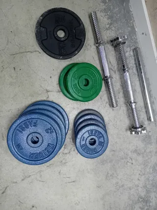 Pesi e manubri palestra