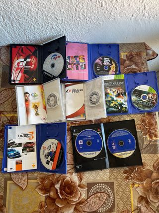 Lote 6 Videojuegos PS2, Xbox 360, PSP