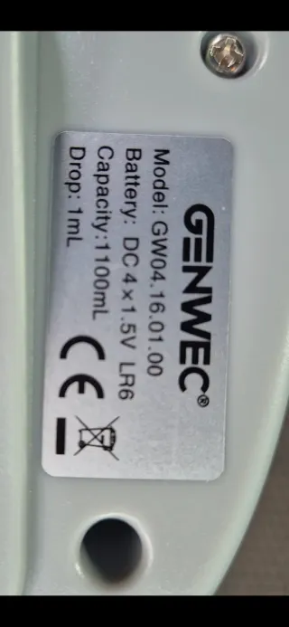 Dispensador de jabón GENWEC blanco