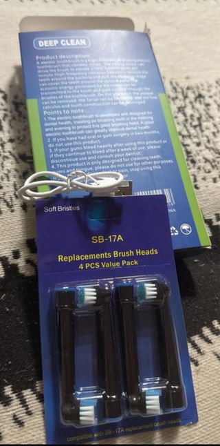 Cepillo de dientes eléctrico recargable