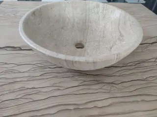 Lavabo de mármol Daino Reale apomazado