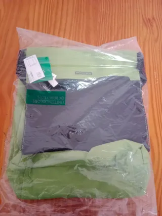 Bandolera United Colors of Benetton Negra/Verde