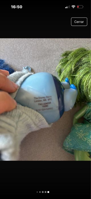 Muñecas Tristeza y Asco de Inside Out