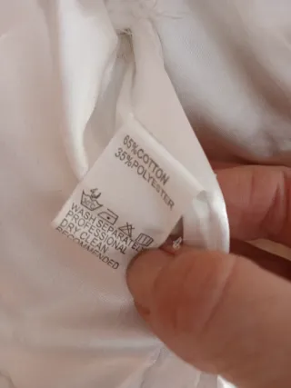 Chaleco peludo blanco talla única