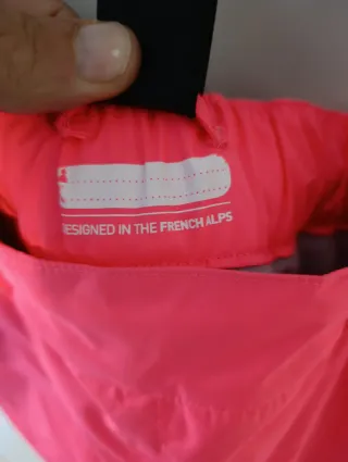 Pantalón esquí niños rosa 8-10 años.