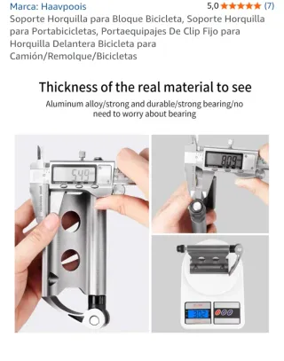 Soporte horquilla bici