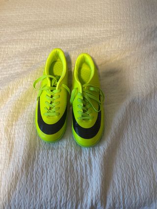 Zapatillas Nike Fútbol Sala Verde y Negro
