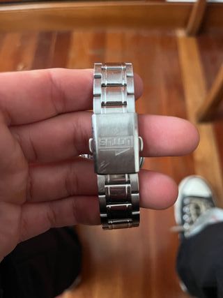 Reloj Lotus Cronógrafo Azul y Plateado