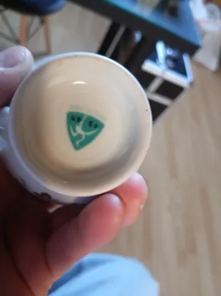 2 Tazas Porcelana FEXO Antiguas Años 80