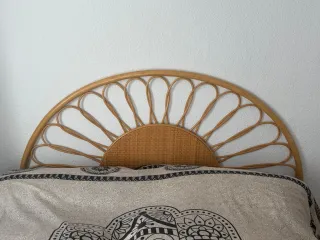 Conjunto Mimbre: Tocador, Armario y Cabecero