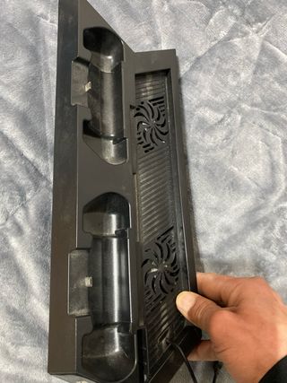 Estación Carga PS4 Rixow Doble Ventilador