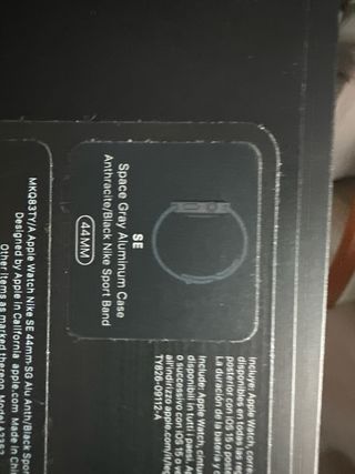 Apple Watch Negro/Gris