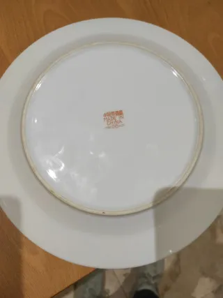 Piatto cinese vintage anni '70