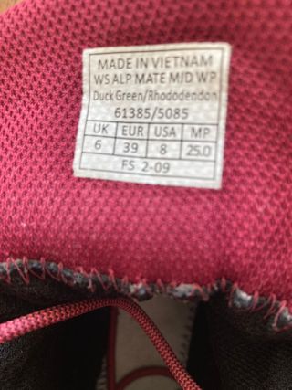 Bota de andar mujer cómoda