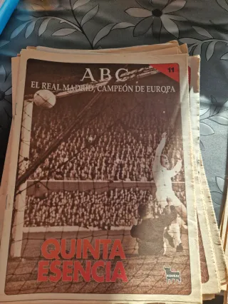 Periódicos ABC Fútbol Época Real Madrid