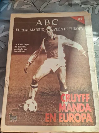 Periódicos ABC Fútbol Época Real Madrid