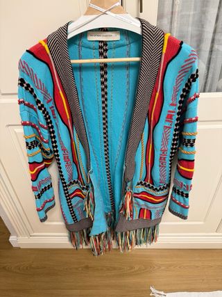 Chaqueta de punto boho